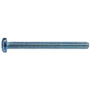 MIDWEST FASTENER 5/16"-18 x 3-1/2 in Phillips Pan Machine Screw, Zinc Plated Steel, 25 PK 54759